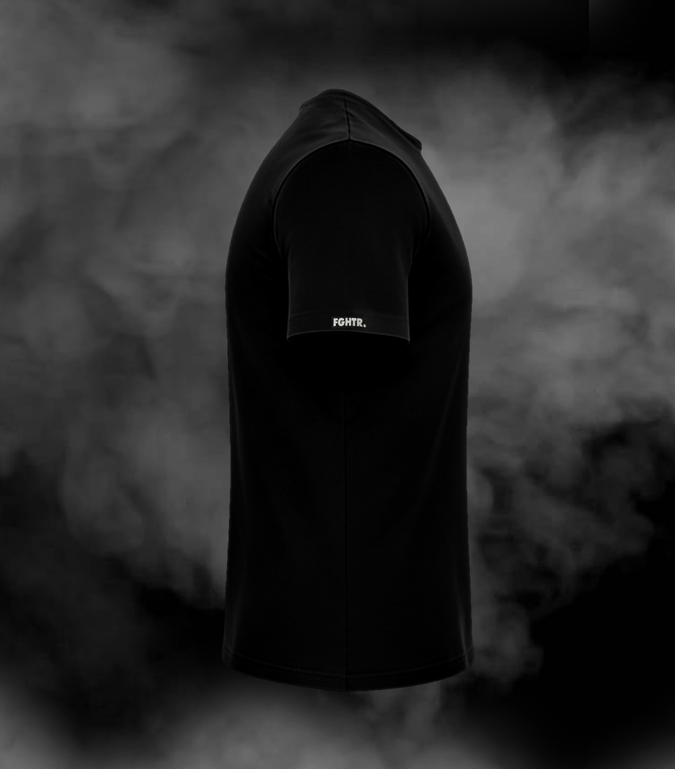 FGHTR. Signature Tee - One of 50 <BR> Midnight Black x Stealth Black